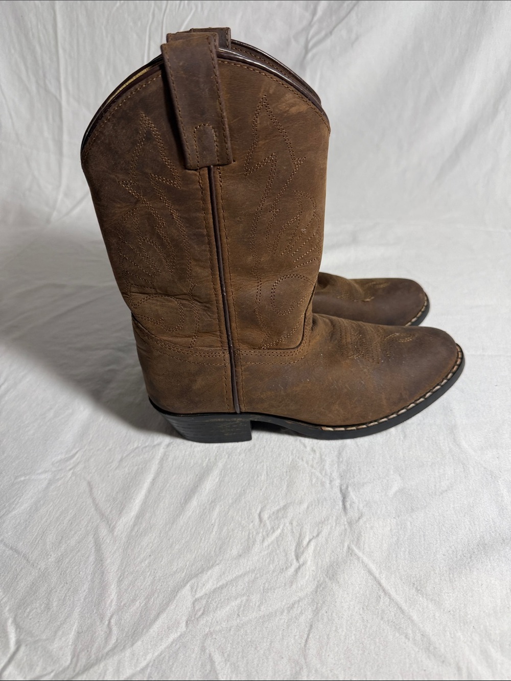 Kids Brown Western Cowboy Boots